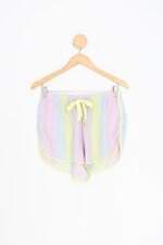 shorts renner feminino colorido com cós com elástico