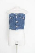 top frutally feminino azul