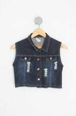 colete shaft juvenil azul