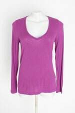 blusa manga longa banana republic feminina roxa