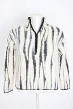 blusa anthropologie feminina bicolor