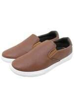 slip on masculino ons marrom
