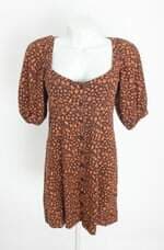 vestido Blue Steel feminino floral 