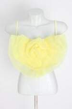 top feminino amarelo