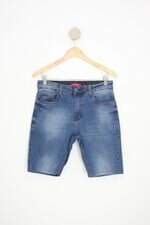 bermuda jeans tezz masculina azul