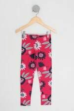 calça de tecido malwee kids estampada com cós com elástico