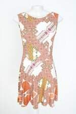 vestido fórum feminino estampado
