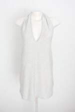 vestido zara feminino cinza