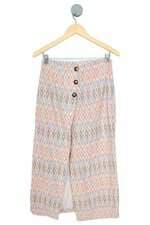 saia Farm feminina estampada com fenda