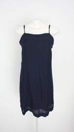 vestido ellus feminino azul com forro