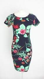 vestido  linha fina feminino estampado