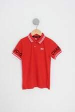 camisa polo charpey kids vermelha