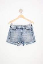 shorts jeans dzarm feminino azul