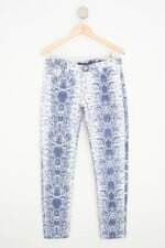 calça de tecido zara feminina estampada