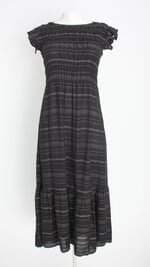 vestido renner feminino preto com pregas