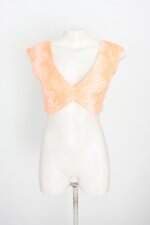 top cropped gule feminino bicolor 