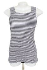 blusa gentil feminina listrada com barra mullet