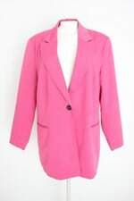 blazer clock house feminino rosa com forro