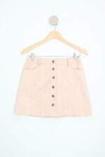 saia zara feminina rosa