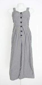 macacão zara feminino cinza listrado