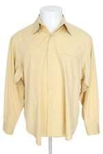 camisa akkar masculina amarela