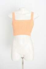 top cropped Blue Steel feminino laranja