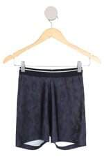 shorts de academia fila feminino azul
