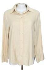 camisa páprika feminina bege com barra mullet