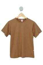 camiseta básica Brandili juvenil marrom