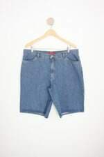 bermuda jeans samed feminina azul