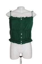 Blusa cropped Dress To verde