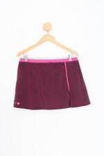 shorts saia esportivo artengo feminino vinho