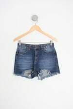 shorts jeans jeanswear feminino azul