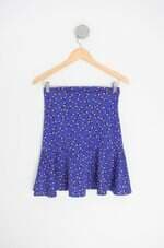 saia miss b feminina estampada