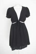 vestido cotton on feminino preto com forro