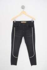 calça jeans john john feminina cinza com recortes
