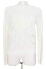 suéter Amaro feminino off white