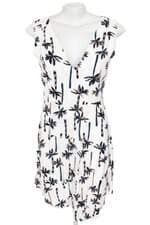 vestido Maria Filó feminino branco estampado 