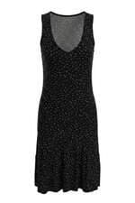 Vestido Hering feminino preto estampado