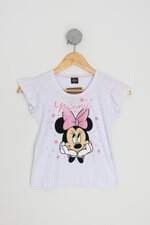 blusa caedu disney kids branca com silk