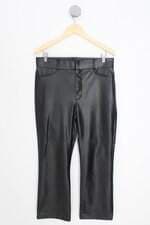 calça de tecido Zara feminina preta