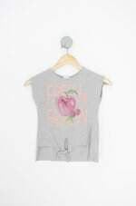 blusa quimby kids cinza com barra mullet e silk