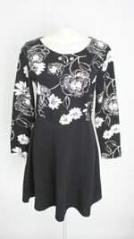 vestido melody vl feminino bicolor com aplique