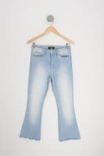 calça jeans canal feminina azul