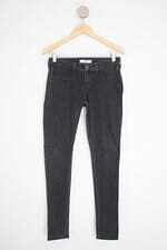 calça jeans hollister feminina cinza