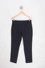 calça de tecido zara feminina azul