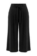 calça de tecido Zara feminina preto 