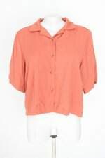 camisa tres feminina terracota