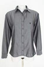 camisa elegance feminina cinza