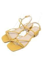 sandália Via Uno feminina amarela